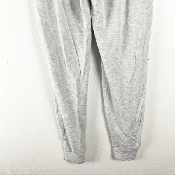 LULULEMON Gray Warm Down Super Soft Touch Drawstring Waist Joggers Size 4 Casual - Image 6