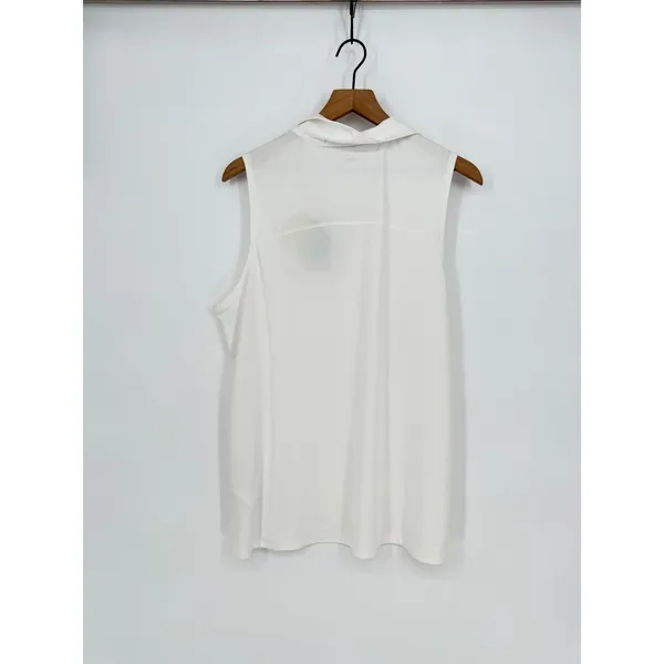 Puma Cloudspun Coast‎ Golf Polo Shirt Womens XL White Logo UPF 40 Sleeveless - Image 9