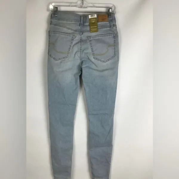 Signature Levi High Rise Jeggings 7 28W Light Wash - Image 4