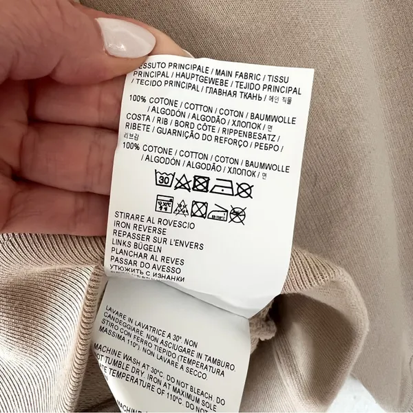 Golden Goose Floral Graphic Sweatshirt in Tan / Beige NWT - Image 7