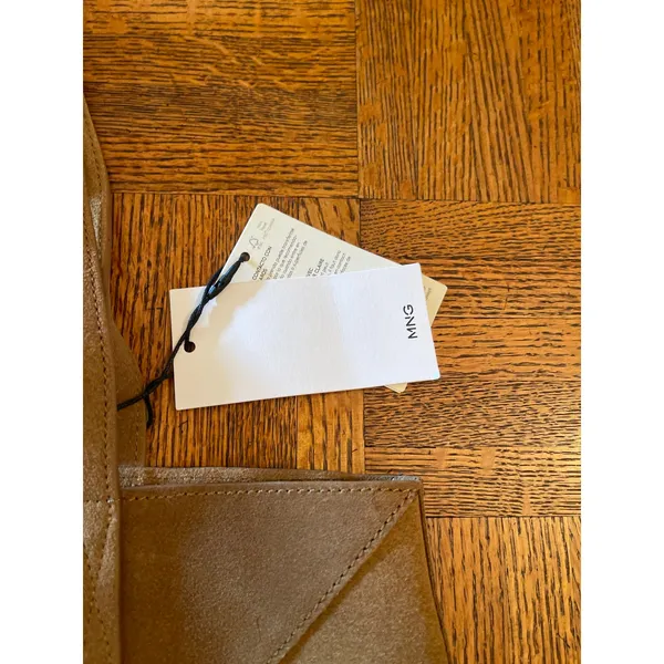MANGO SUEDE LEATHER SHOPPING BAG - Image 3