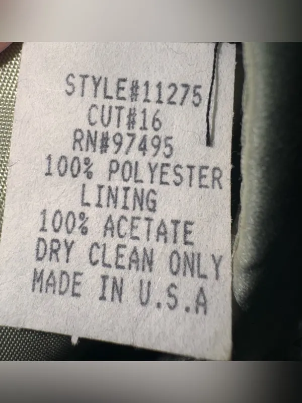 Vintage Y2K Dave & Johnny Laura Ryner Sage Green Satin Skirt Set Size 7-8 - Image 11