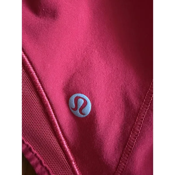Lululemon Lined Running Shorts Womens 6 Tall Red - Image 3