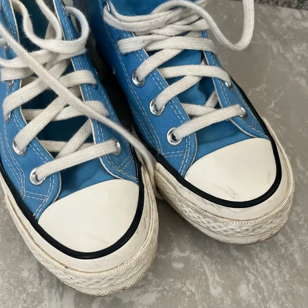 Converse Chuck 70 Vintage Canvas Hi-Top sneaker in University Blue- Woman’s 6 - Image 4