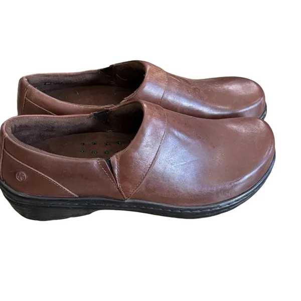 Klogs Mission Women's Size 10 Brown Leather Slip Resistant Work Clogs Comfort - Image 8