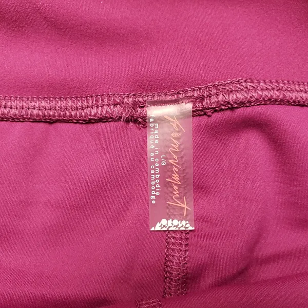 Free People Movement Never Better Shorts in Deep Mulberry size L NWT - Image 8