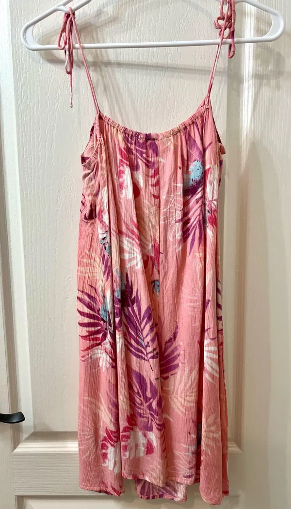 Pink floral beach sundress - Image 2