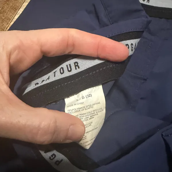PGA Tour Wmns Navy Blue Performance Pants Sz L Sz 32 Athlete Golf Active Pockets - Image 6