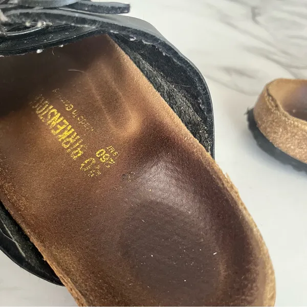 Birkenstock Black Birkoflor 3 Strap Sandals Size 40 - Image 6