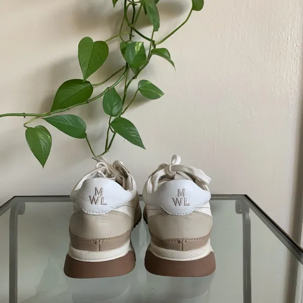 NWT Madewell Kickoff Trainer Sneakers Antique Cream Multi Size 5M - Image 8