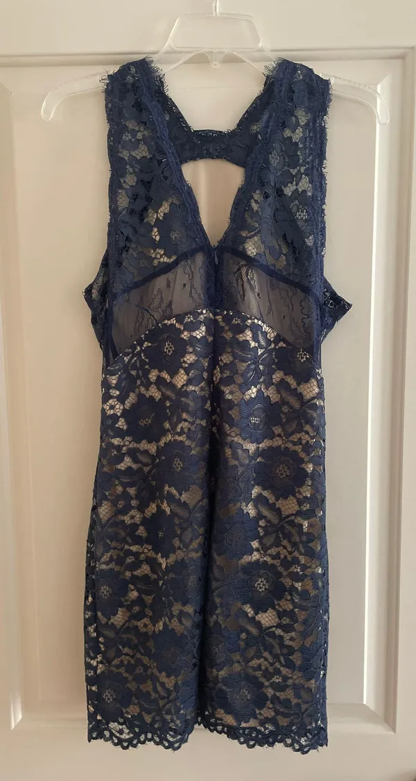 Navy Cocktail Dreas Blue Size M - Image 3