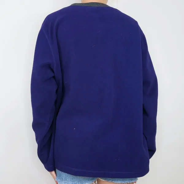 Vintage 90s Disney Store Exclusive Eeyore One Gloomy Guy Purple Sweatshirt - Image 5