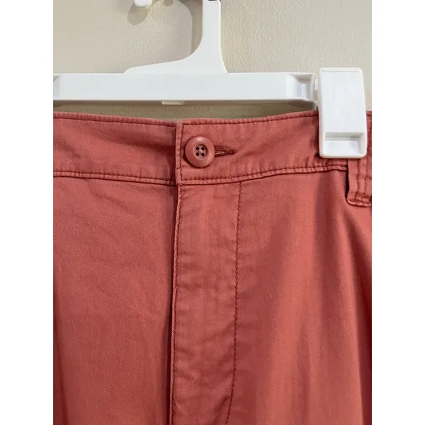 Old‎ Navy High Rise OG Chino Pants Pink Cotton Blend Casual Preppy Size L - Image 3