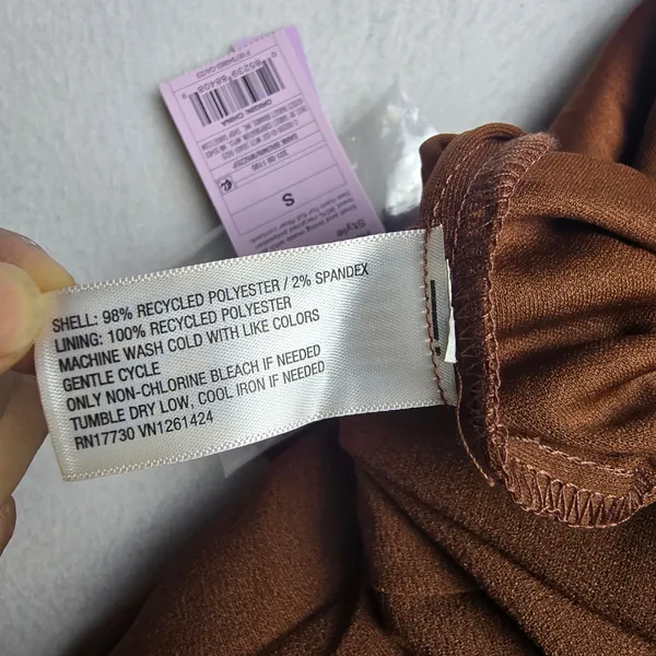 Wild Fable NWT 60O Womens Strapless Wide Leg Jumpsuit Brown Small‎ W9ZZEP - Image 5