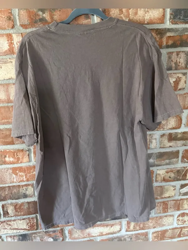 Comfort Colors Espresso Short-Sleeve Tee with Leopard Heart - Image 3