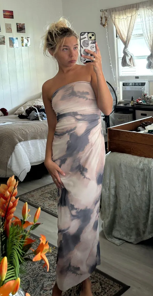 Strapless Long Dress  - Image 2