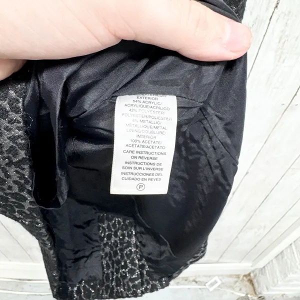 Michael Michael Kors Dress Women Size 6 Black Leopard Print‎ Sleeveless Mini - Image 5