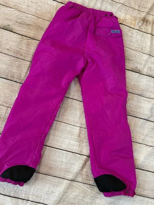 Vintage Columbia Sz Small Pink Skiing Snowboarding Snow Winter Pants Womens GOOD - Image 11