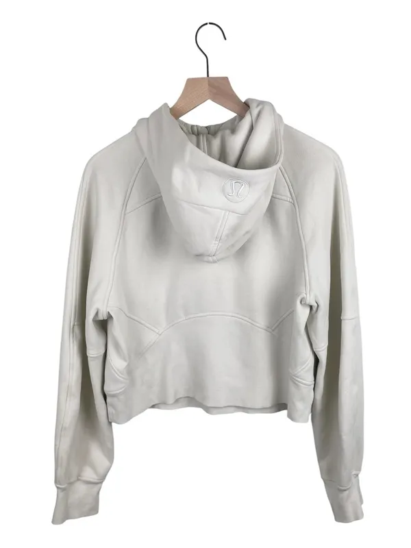 Lululemon Scuba Oversized Half-Zip Hoodie Women's Size XS/S White Opal Soft Cozy - Image 3