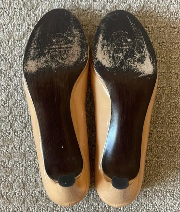 COPY - Stuart Weitzman Nude Round Toe Pumps - Image 7