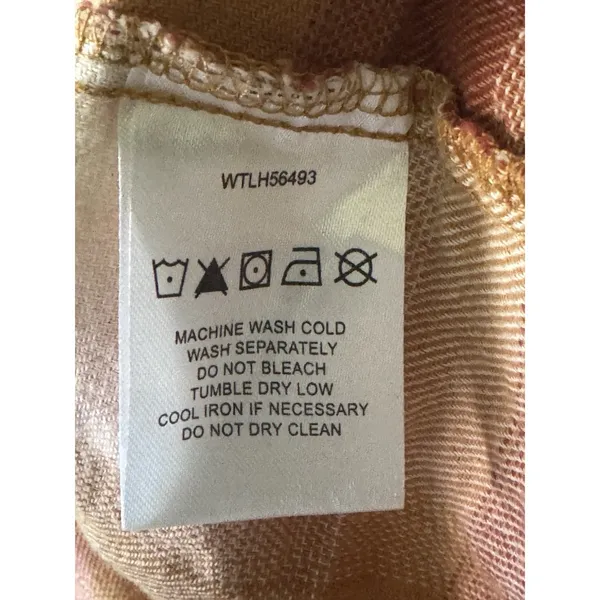 Wrangler Women Pearl Snap Plaid Flannel Shirt Red‎ Cream Chest Pockets Small - Image 10