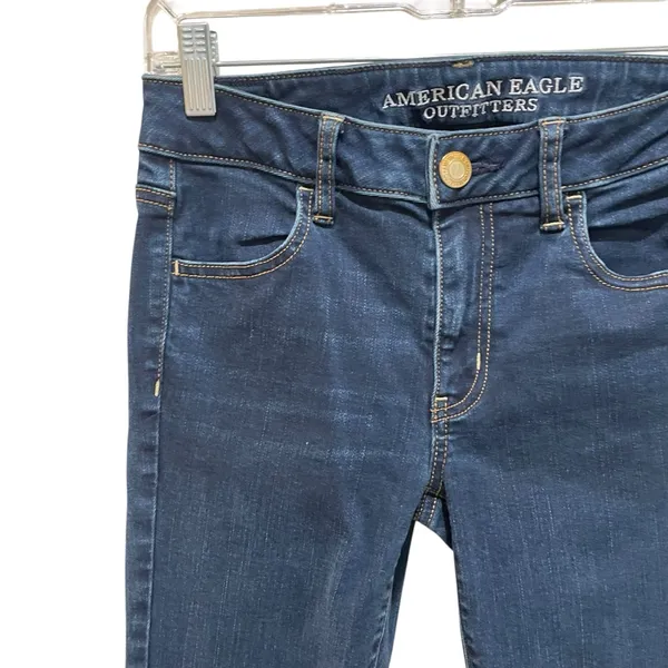 American Eagle Outfitters Jegging Dark Wash Women’s Size 4 Regular - Image 3