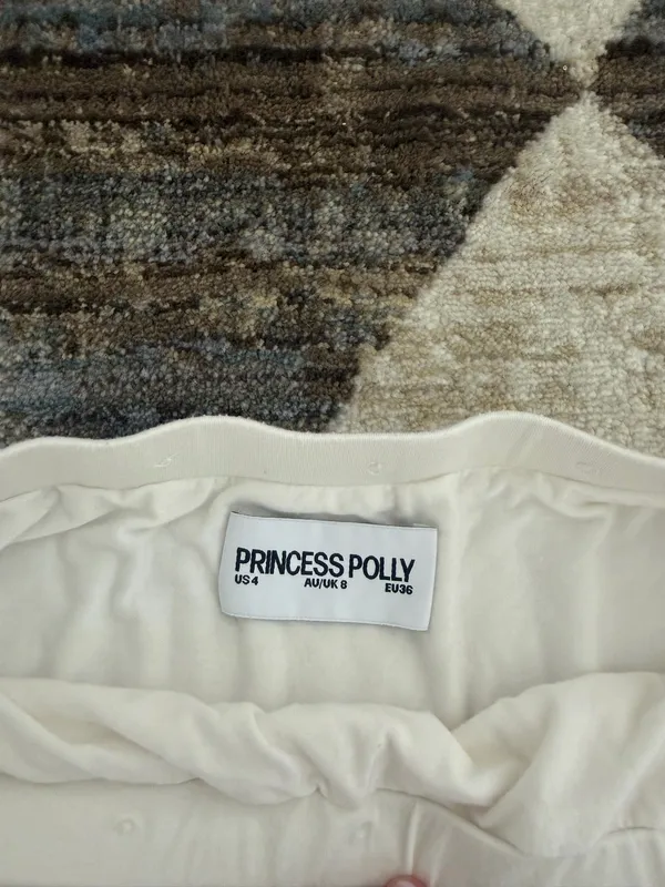 Princess Polly Skirt Mini White - Image 4