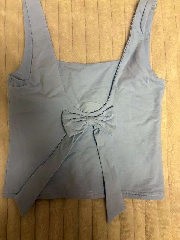 Edikted blue bow tank top  - Image 2