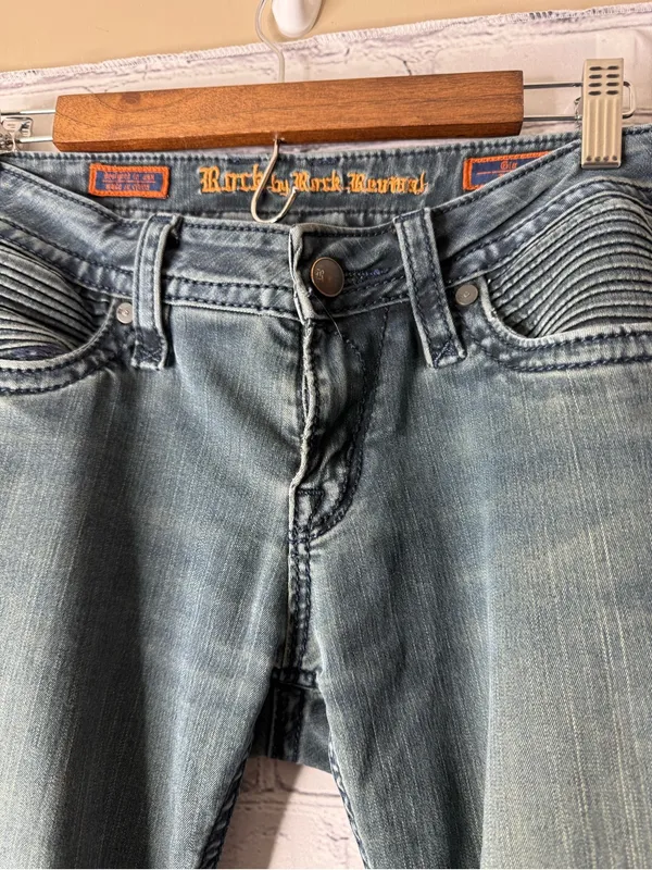 Rock by rock revival bootcut jeans size 30 - Image 11