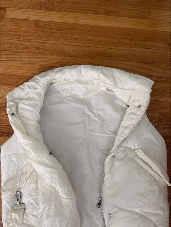 Puffer vest White - Image 3