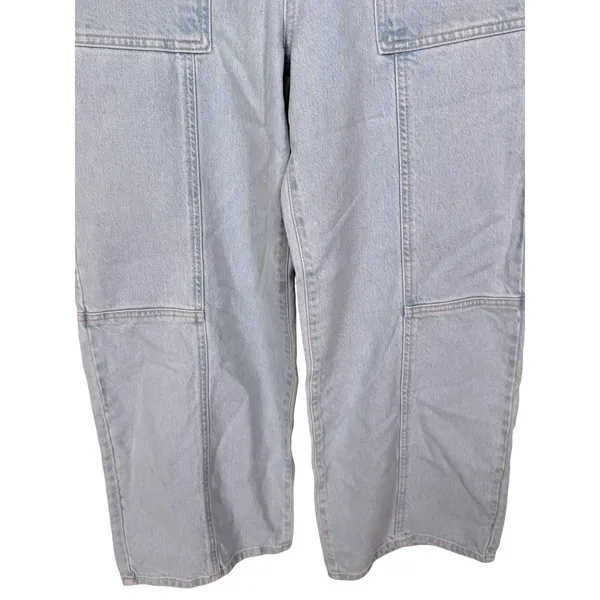 Rails Women's Getty Crop High Rise Wide Leg Jeans Light Wash Blue Size 27 Denim - Image 10