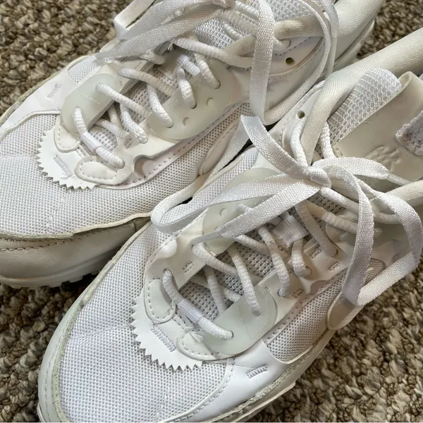 Nike Air Max 90 Futura Triple White Shoes Sneakers DM9922-101 - Image 4