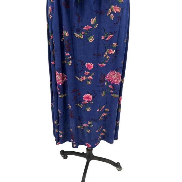 Baltic Born Marion Maxi Dress Off the‎ Shoulder Floral Print Blue Size Small - Image 6