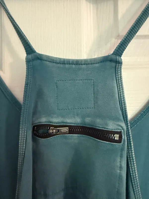 Free People Women's Hot Shot Onesie, Hydro, Blue, M - Image 4