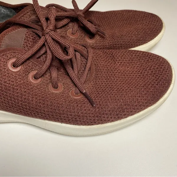 Allbirds Men's Casual Knit Lace-Up Sneakers -‎ Red size m 10 - Image 3