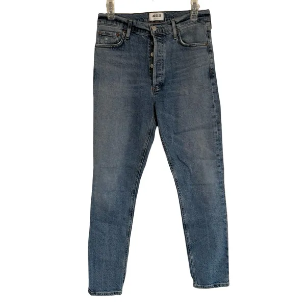 Agolde Revolve High Waist High Rise Nico Slim Jeans 28 - Image 2