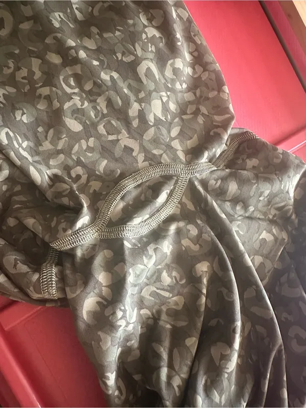 Lululemon Base Pace High-Rise Tight 28" Intertwined Camo Olive W5DX7S size 8 - Image 5
