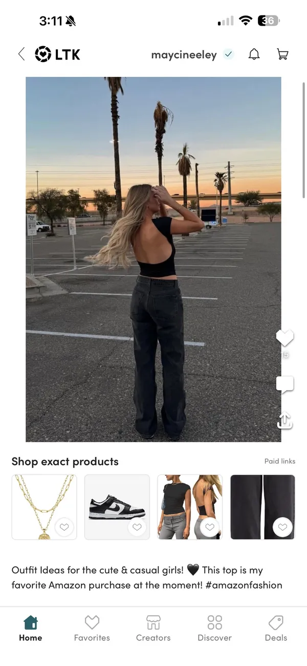Black Stretchy Jeans Straight - Image 3