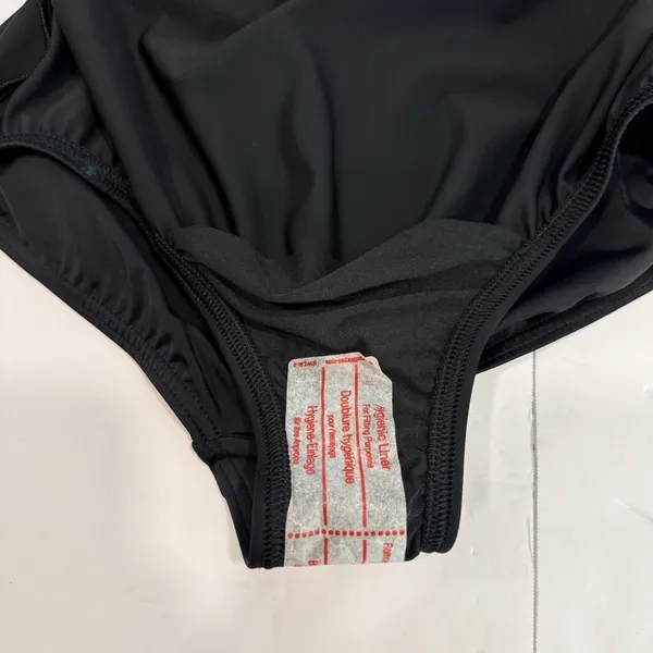 Lands End Black Tugless Low Leg Soft Cup One Piece Swimsuit Size 16W - Image 10