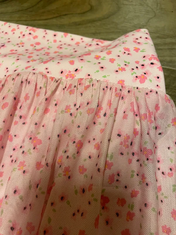 NWT! Blogilates Viral Taylor Swift Popflex Ballerina Skirt Skort Pink Floral Medium - Image 8
