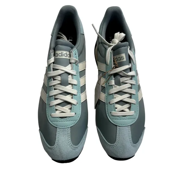 Adidas Women's Runvista Sneaker in Green, Size 10 - Image 3