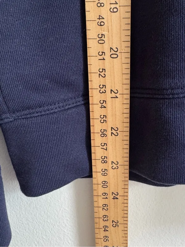 NIKE Blue Pullover Long Sleeve Sweater Low Back Women's Size Small - Image 6