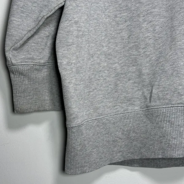 Aerie Womens Relaxed Raglan Sleeve Crewneck Sweatshirt Heather Grey Large‎ 8527 - Image 7