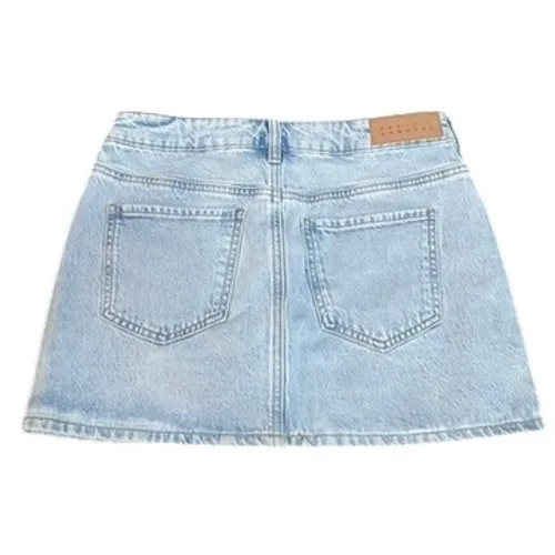 PacSun Bella Mid-Rise Mini Skirt Light Wash Denim Blue Size 27 - Image 5