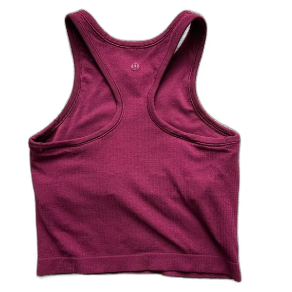 Lululemon Ebb to Street Crop Racerback Tank Top size 4 - Light Support, B/C Cup - Image 5