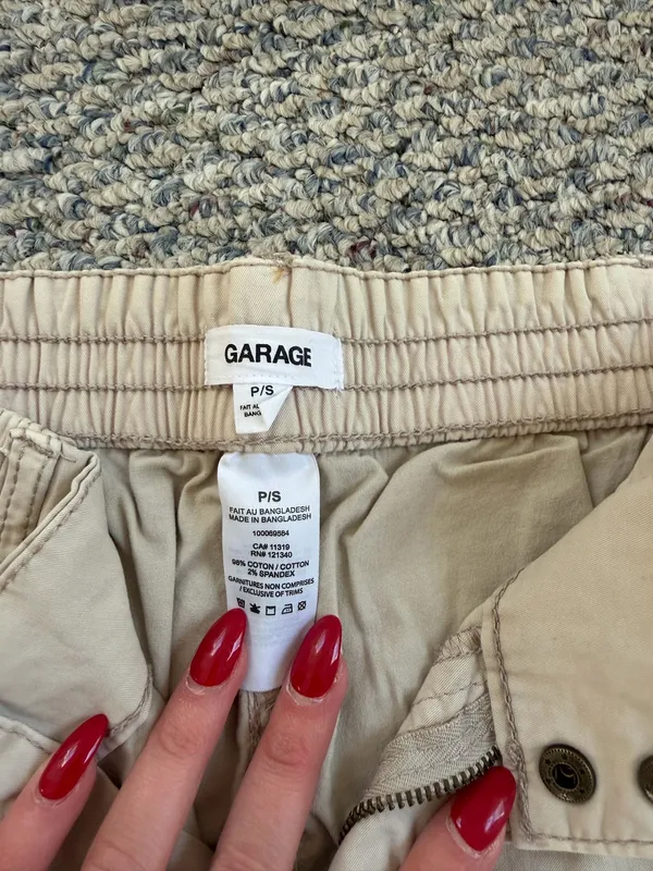 Garage Cargo Pants Tan - Image 2