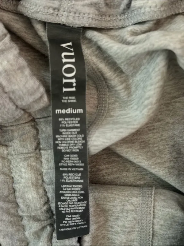 Vuori Performance Jogger Women's Pale Gray Camo Medium - Image 5