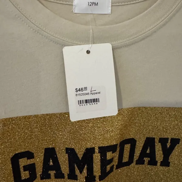 NWT Gameday Shirt Black Size L - Image 3