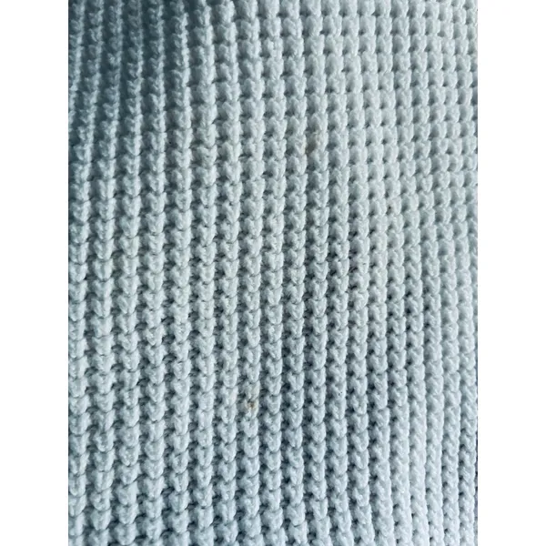 MICHAEL Michael Kors Sweater Waffle Knit Turtle Neck White Women's Small - Image 3