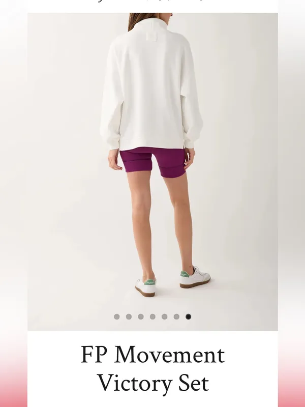 Free People FP Movement Berry Rib-Hem Bike Shorts - Image 8